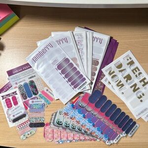 Lot of Jamberry Nail Wraps